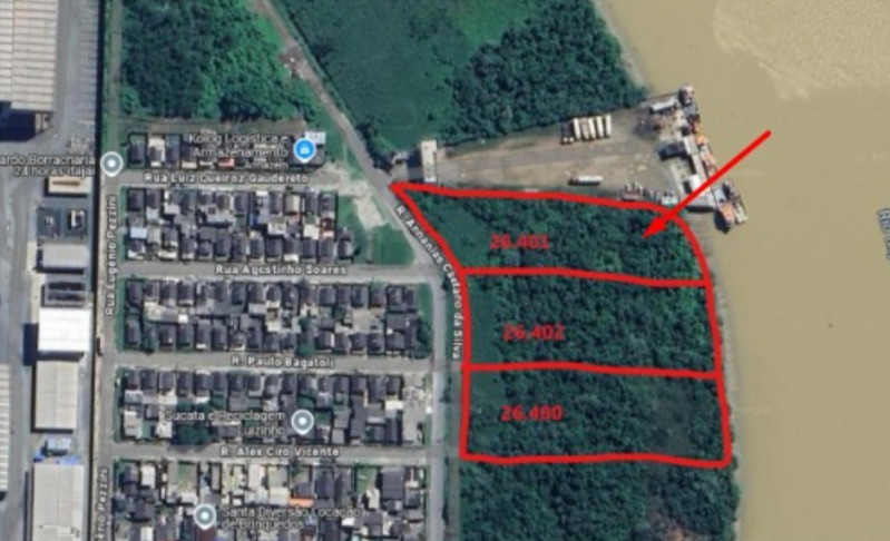 Terreno Rua Annanias Caetano da Silva, Itajaí/SC - leilão judicial - Itajaí SC - lance mínimo R$ 1.965.000
