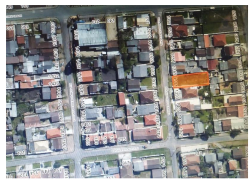 Lote COM ÁREA TOTAL DE 432,00 M², Rua Augusto Debarba, 1381, Bairro São Marcos, São José dos Pinhais/PR. - leilão judicial - São José dos Pinhais PR - lance mínimo R$ 108.000